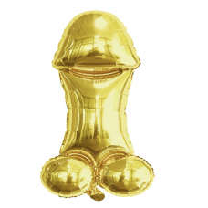 Foil Balloon - Pecker Gold